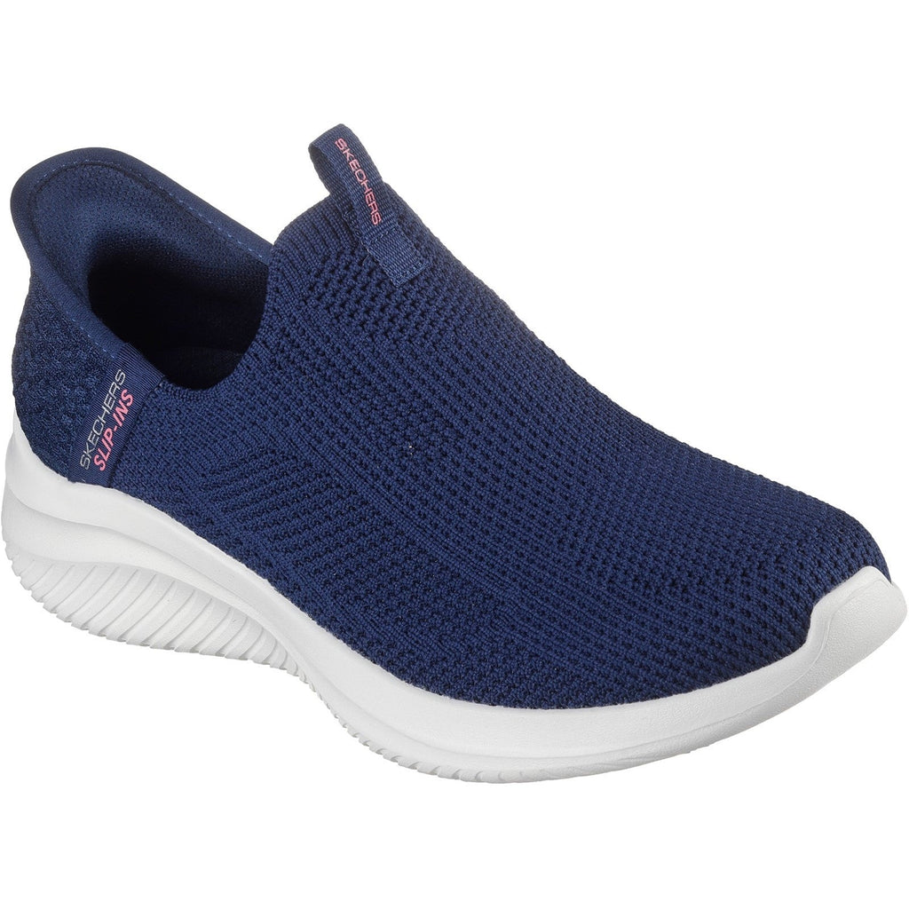 Women's Wide Fit Skechers 150450 Slip-ins Ultra Flex 3.0 Easy Win Sneakers