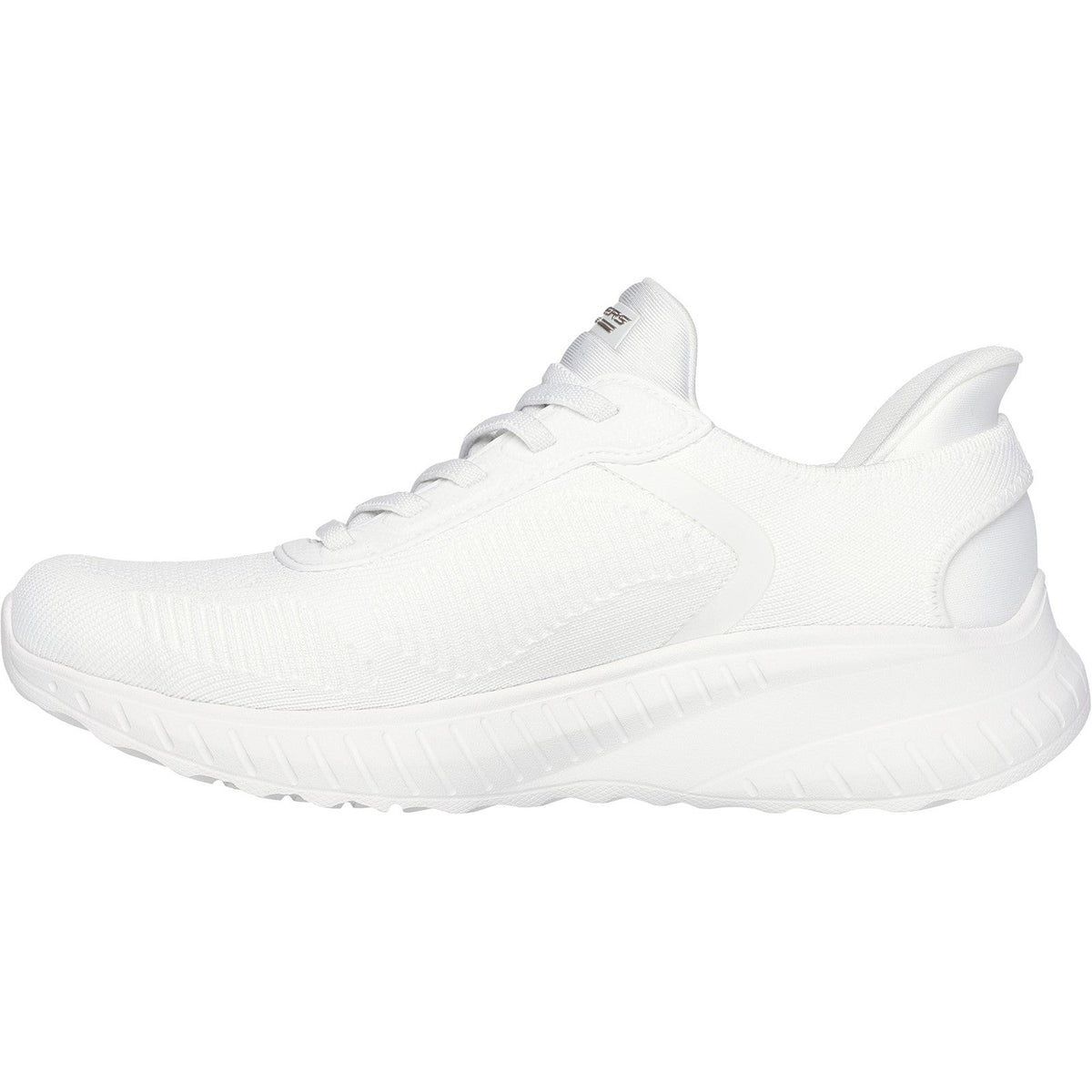Women's Wide Fit Skechers Slip-ins 117497 Waves Bobs Sport Squad Sneakers