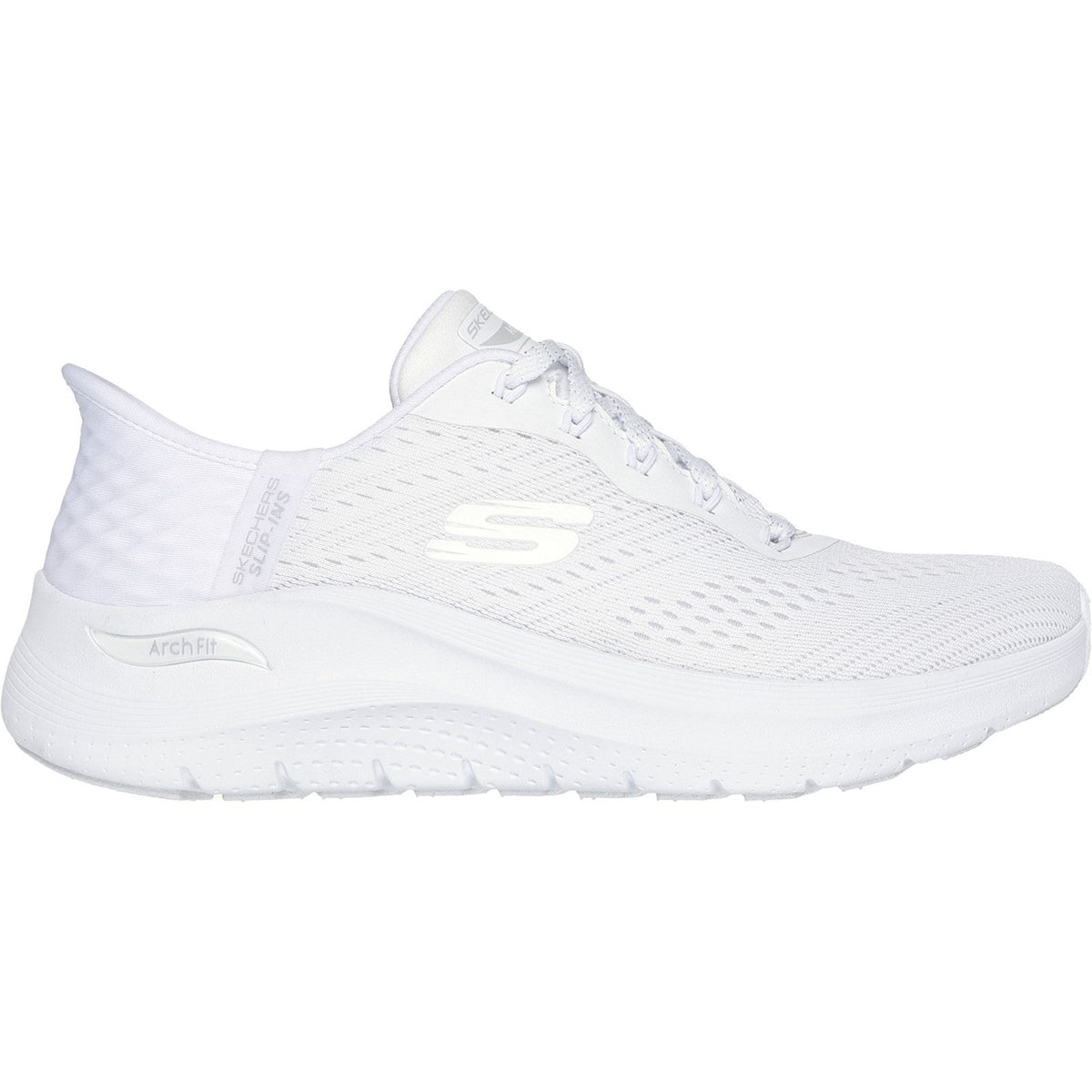 Women's Wide Fit Skechers 150066 Slip-ins Arch Fit 2.0 Easy Chic Sneakers