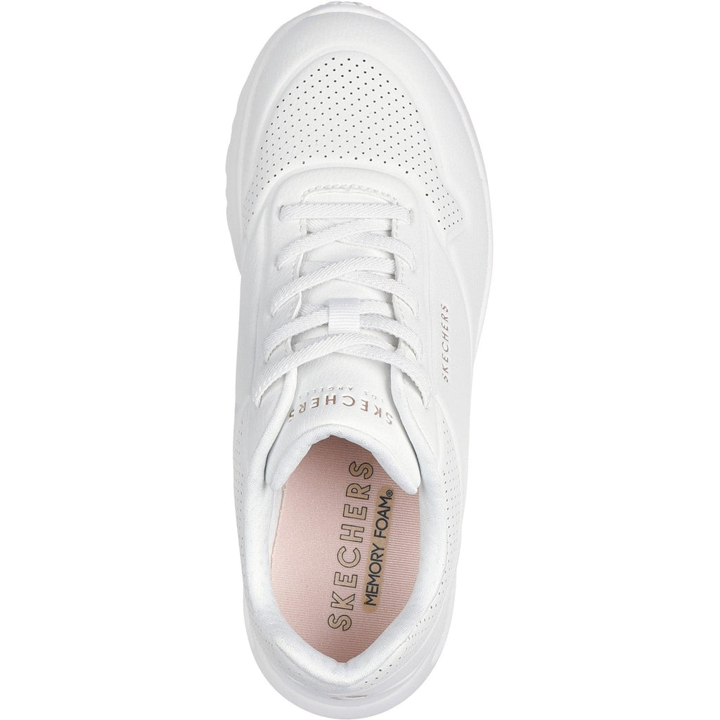 Women's Wide Fit Skechers 177289 Uno Lite Lite Work Sneakers