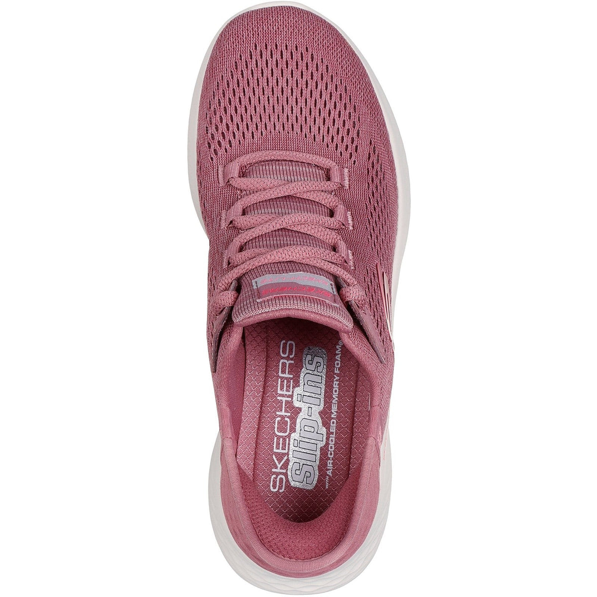 Women's Wide Fit Skechers 150012 Slip-ins Skech Lite Pro Natural Sneakers