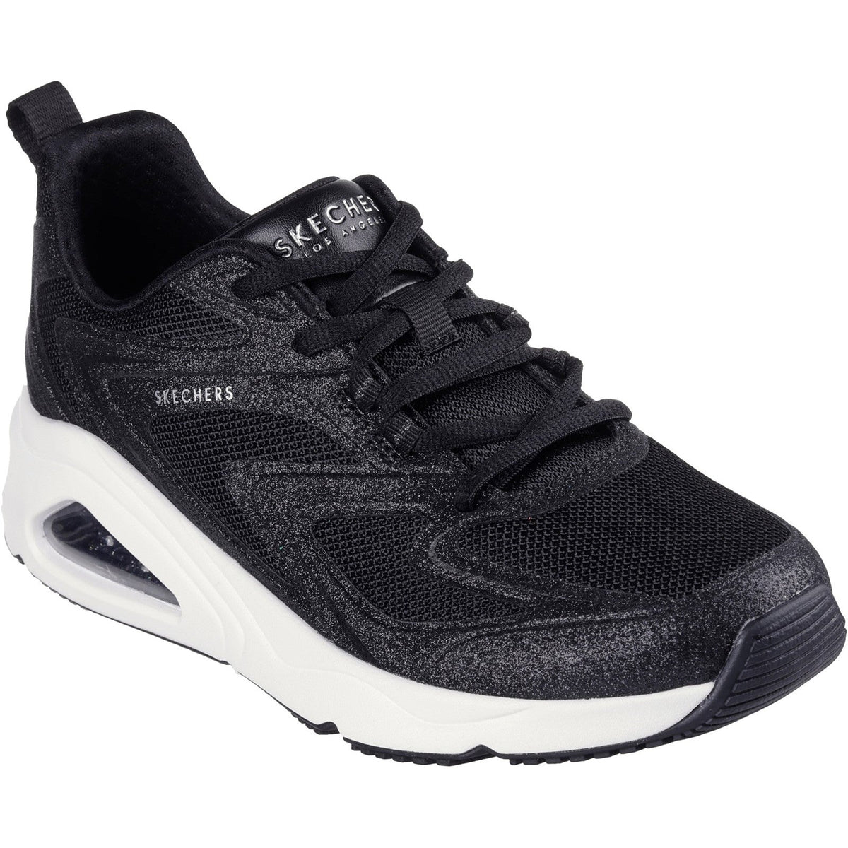Women's Wide Fit Skechers 177411 Tres-Air Uno Glit Airy Sneakers