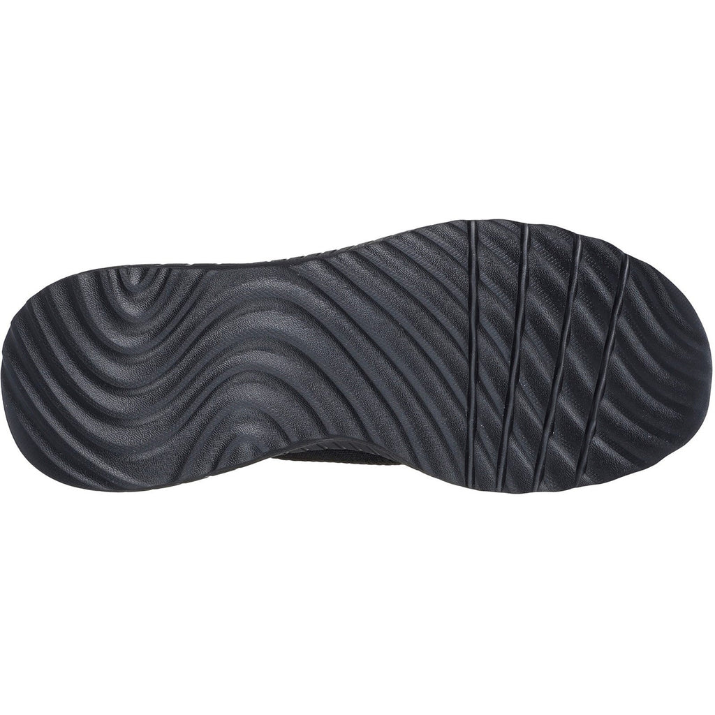 Women's Wide Fit Skechers Slip-ins 117497 Waves Bobs Sport Squad Sneakers